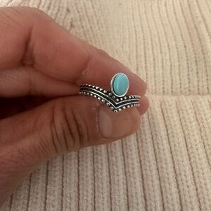 Boutique silver knuckle or kids ring
